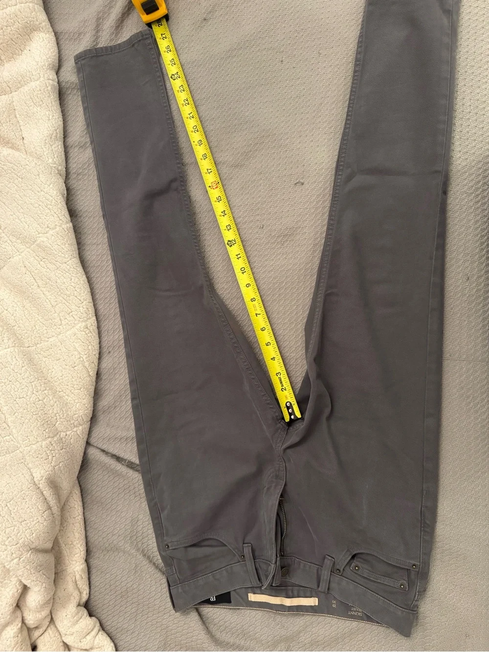 Banana Republic Men's Charcoal Gray Chinos